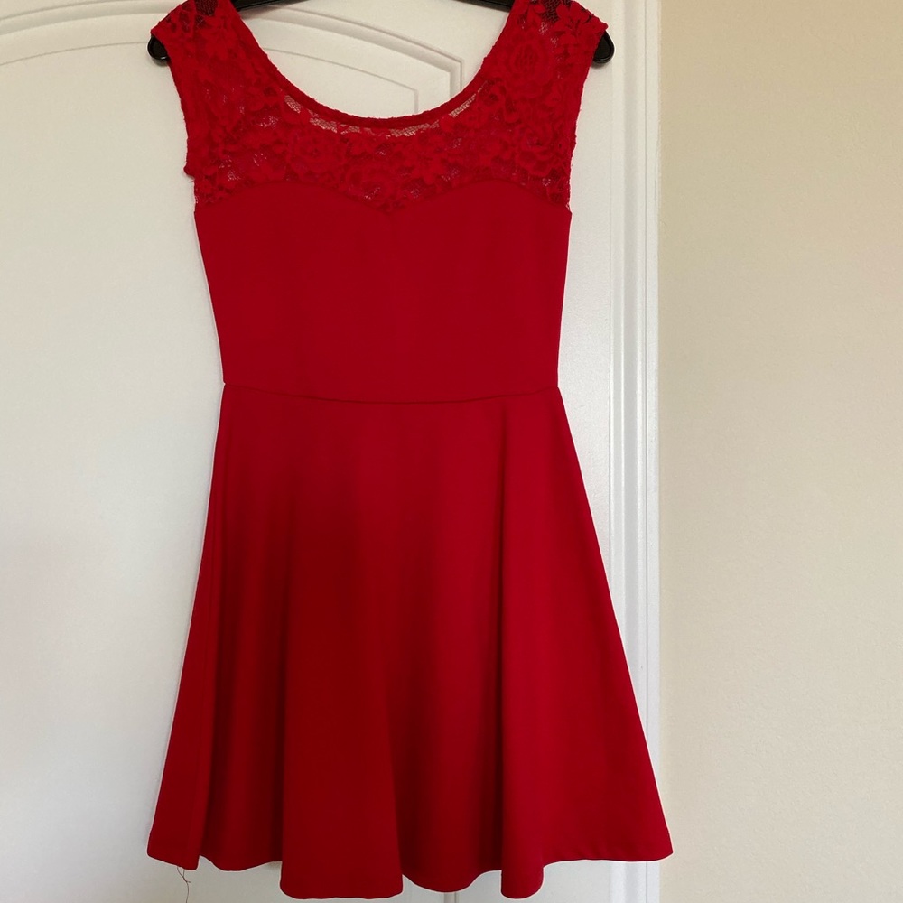 Red dress